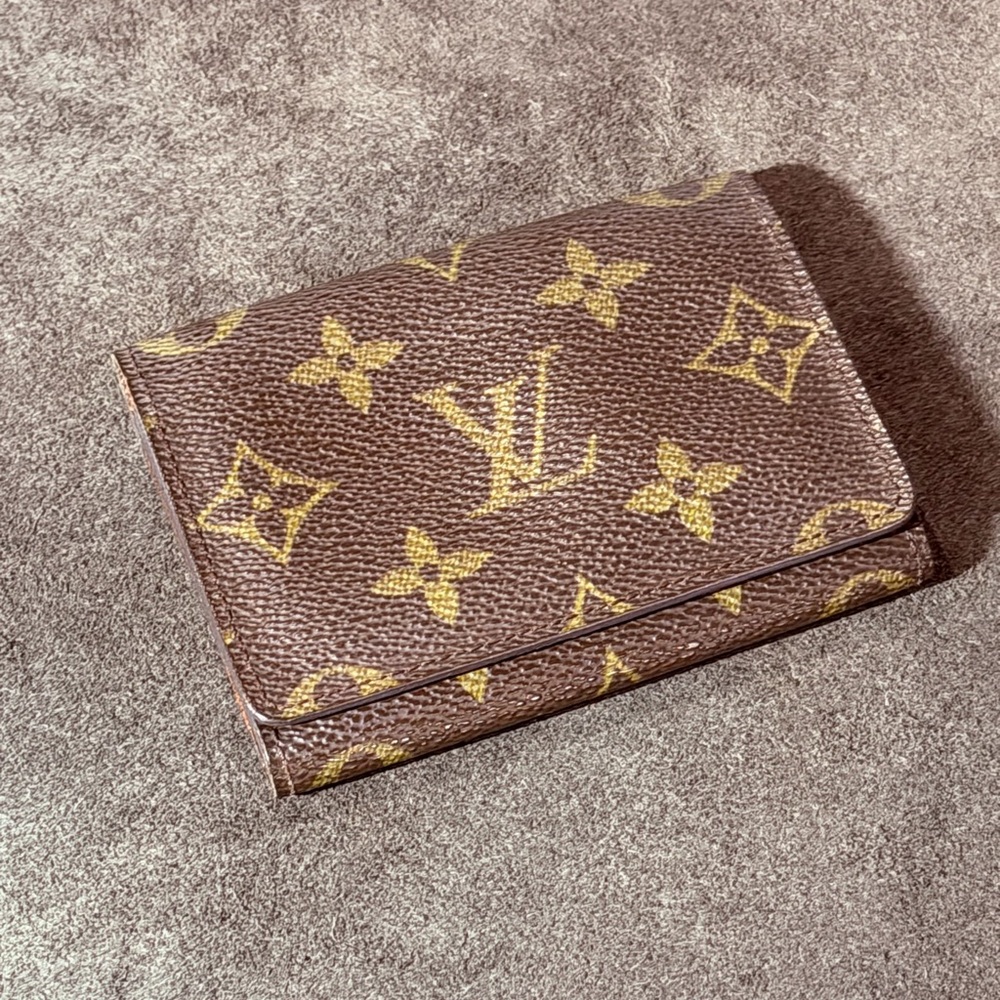 Louis Vuitton Brown and Gold Monogram Wallet